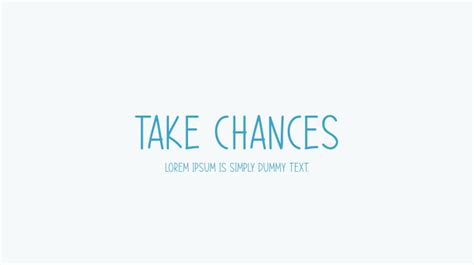 odds regular font free download|Take Chances Font .